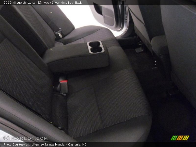 Apex Silver Metallic / Black 2010 Mitsubishi Lancer ES