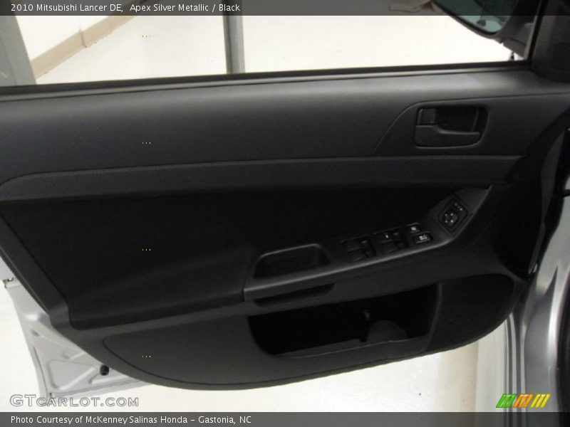 Apex Silver Metallic / Black 2010 Mitsubishi Lancer DE
