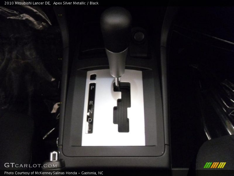 Apex Silver Metallic / Black 2010 Mitsubishi Lancer DE