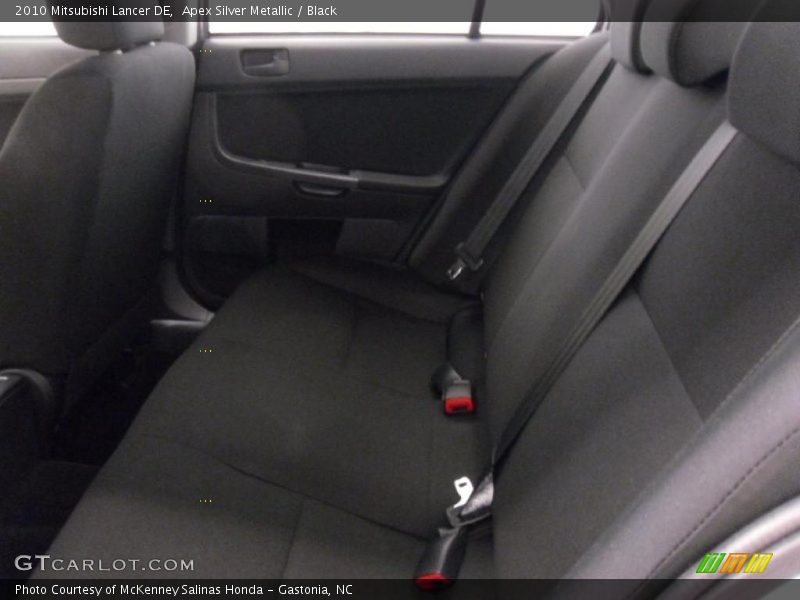 Apex Silver Metallic / Black 2010 Mitsubishi Lancer DE