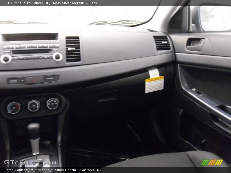 Apex Silver Metallic / Black 2010 Mitsubishi Lancer DE