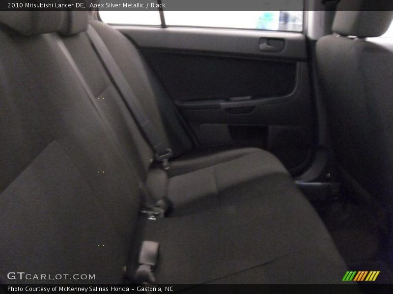Apex Silver Metallic / Black 2010 Mitsubishi Lancer DE