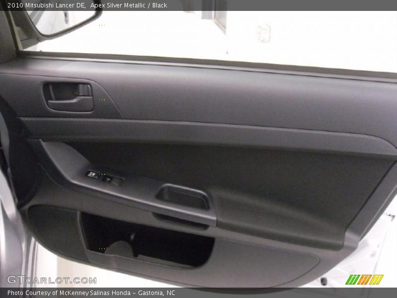 Apex Silver Metallic / Black 2010 Mitsubishi Lancer DE