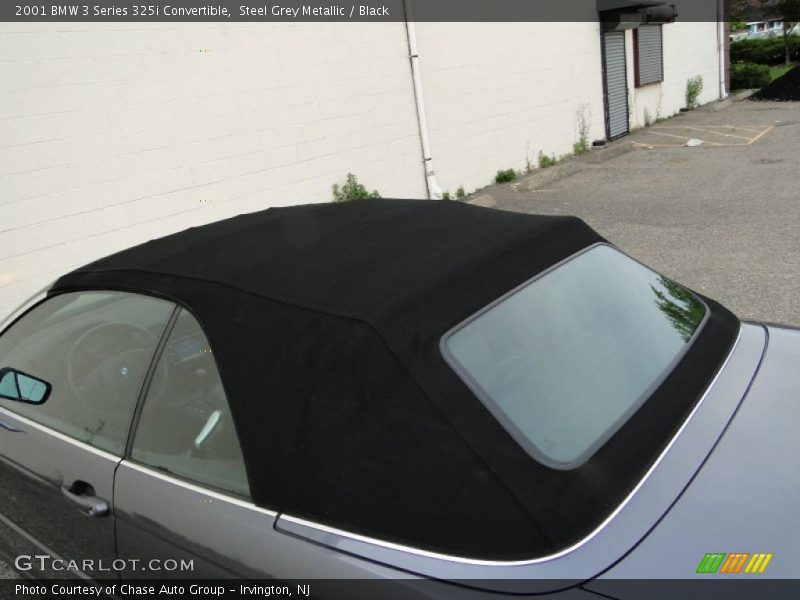 Steel Grey Metallic / Black 2001 BMW 3 Series 325i Convertible
