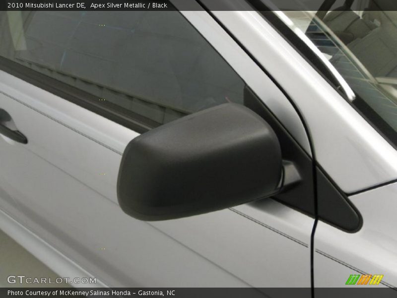 Apex Silver Metallic / Black 2010 Mitsubishi Lancer DE