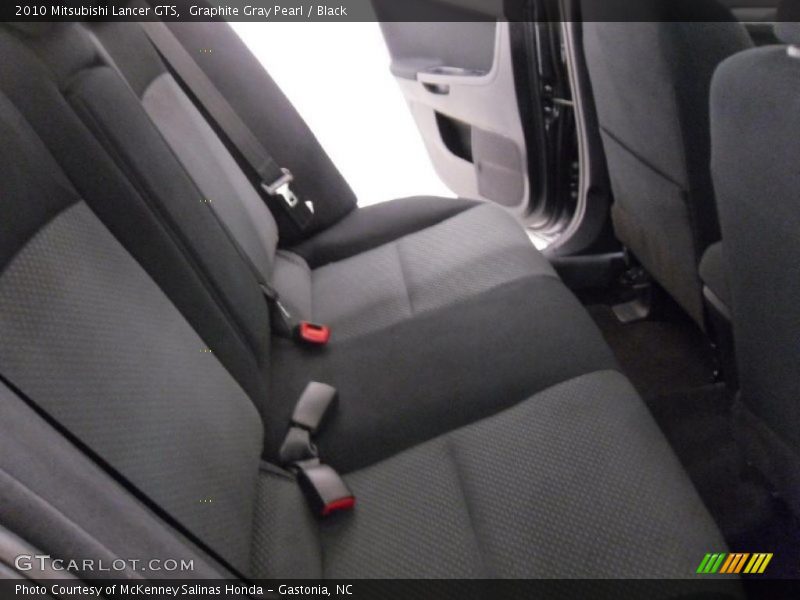 Graphite Gray Pearl / Black 2010 Mitsubishi Lancer GTS
