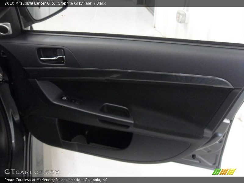 Graphite Gray Pearl / Black 2010 Mitsubishi Lancer GTS