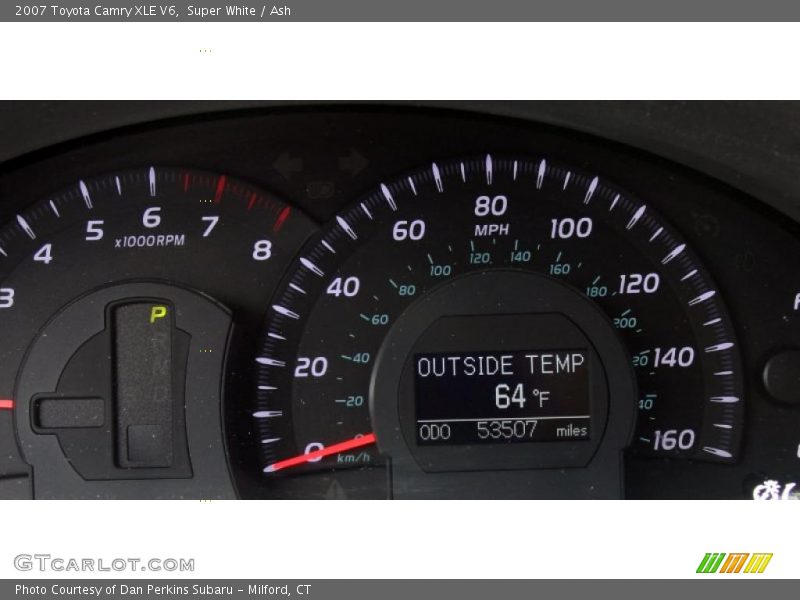 Super White / Ash 2007 Toyota Camry XLE V6