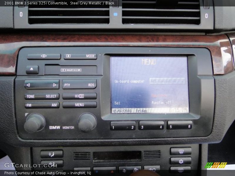 Steel Grey Metallic / Black 2001 BMW 3 Series 325i Convertible