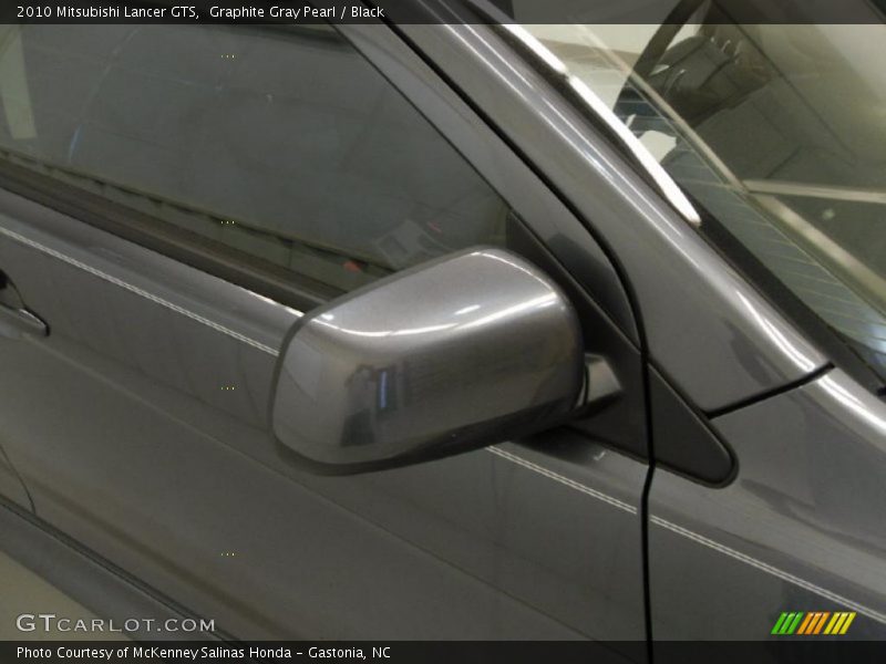 Graphite Gray Pearl / Black 2010 Mitsubishi Lancer GTS
