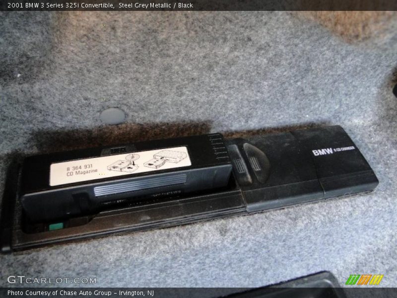 Steel Grey Metallic / Black 2001 BMW 3 Series 325i Convertible