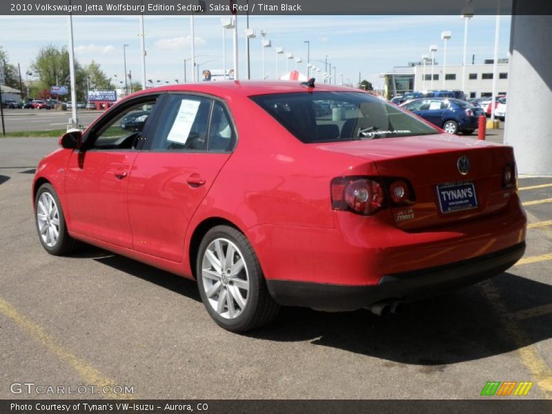 Salsa Red / Titan Black 2010 Volkswagen Jetta Wolfsburg Edition Sedan
