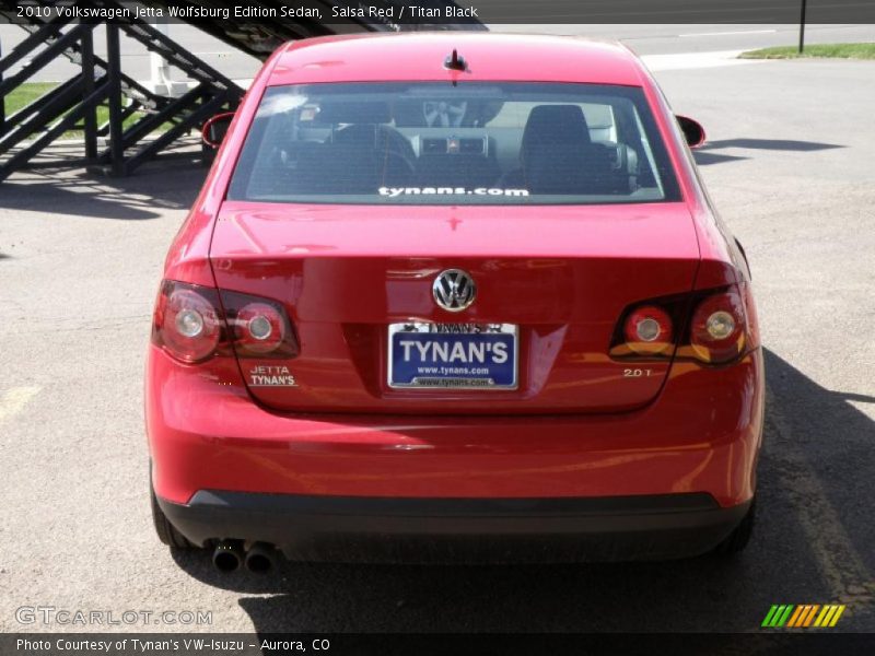 Salsa Red / Titan Black 2010 Volkswagen Jetta Wolfsburg Edition Sedan