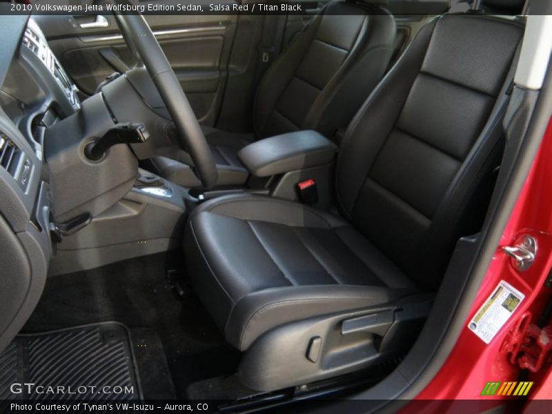 Salsa Red / Titan Black 2010 Volkswagen Jetta Wolfsburg Edition Sedan