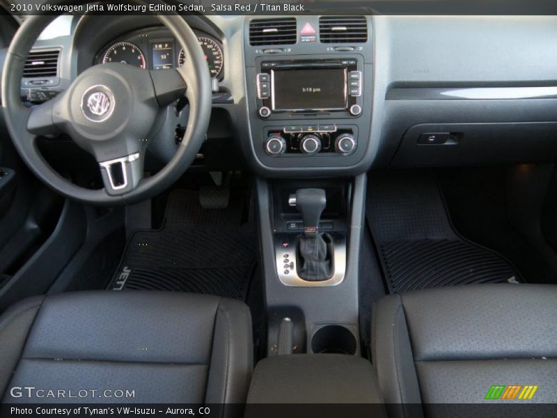 Salsa Red / Titan Black 2010 Volkswagen Jetta Wolfsburg Edition Sedan
