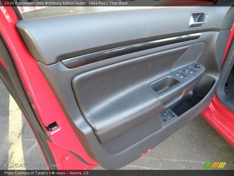 Salsa Red / Titan Black 2010 Volkswagen Jetta Wolfsburg Edition Sedan