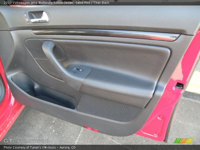 Salsa Red / Titan Black 2010 Volkswagen Jetta Wolfsburg Edition Sedan