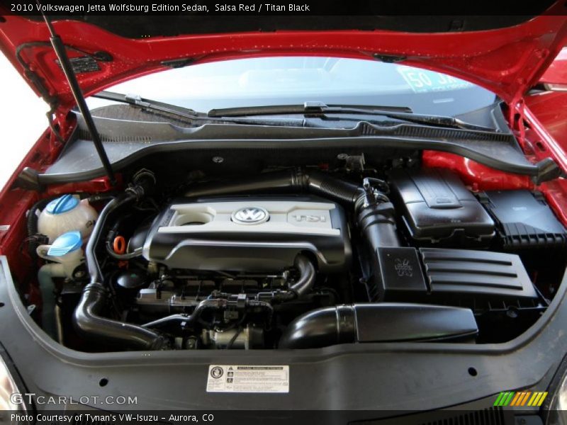 Salsa Red / Titan Black 2010 Volkswagen Jetta Wolfsburg Edition Sedan