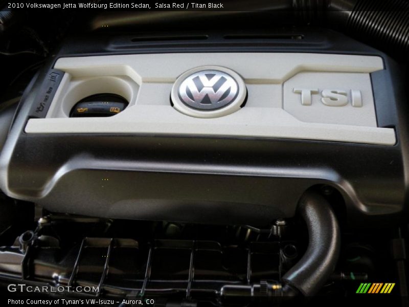 Salsa Red / Titan Black 2010 Volkswagen Jetta Wolfsburg Edition Sedan
