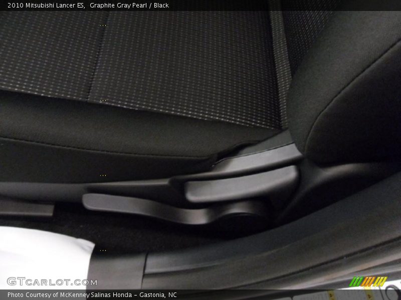 Graphite Gray Pearl / Black 2010 Mitsubishi Lancer ES