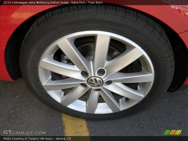 Salsa Red / Titan Black 2010 Volkswagen Jetta Wolfsburg Edition Sedan
