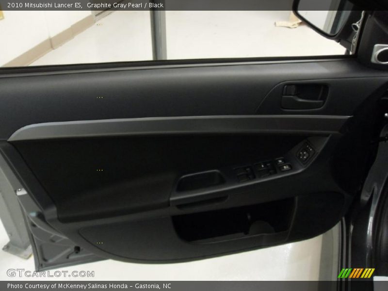 Graphite Gray Pearl / Black 2010 Mitsubishi Lancer ES