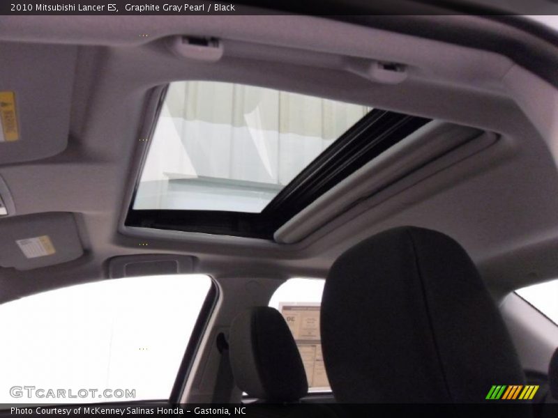 Graphite Gray Pearl / Black 2010 Mitsubishi Lancer ES