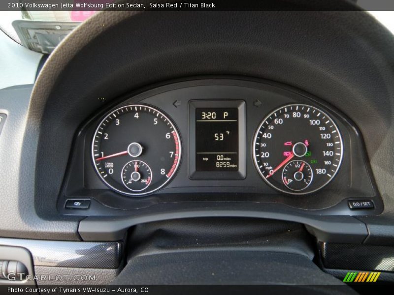 Salsa Red / Titan Black 2010 Volkswagen Jetta Wolfsburg Edition Sedan