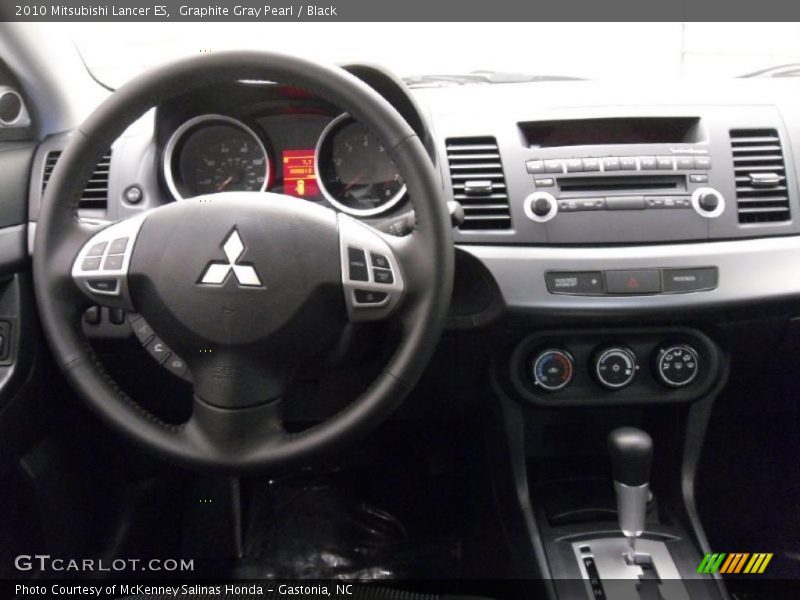 Graphite Gray Pearl / Black 2010 Mitsubishi Lancer ES