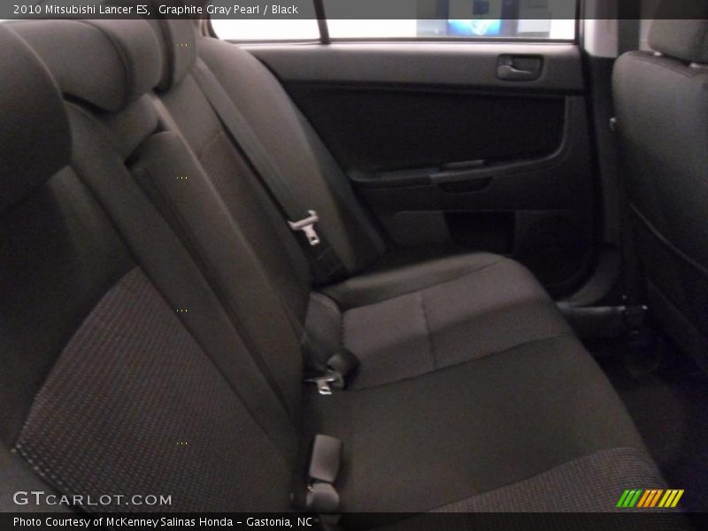 Graphite Gray Pearl / Black 2010 Mitsubishi Lancer ES