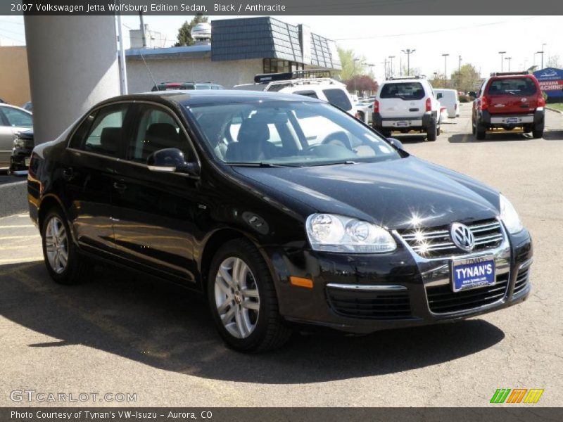 Black / Anthracite 2007 Volkswagen Jetta Wolfsburg Edition Sedan