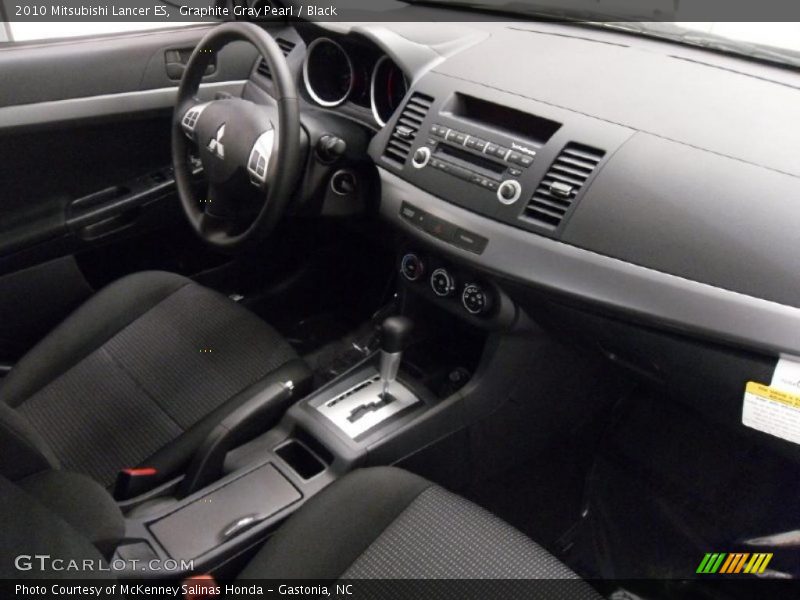 Graphite Gray Pearl / Black 2010 Mitsubishi Lancer ES