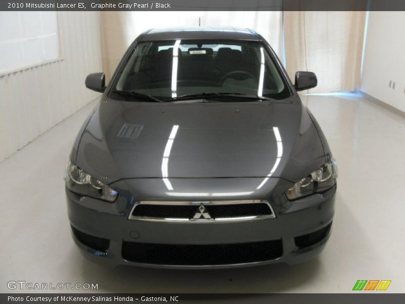 Graphite Gray Pearl / Black 2010 Mitsubishi Lancer ES