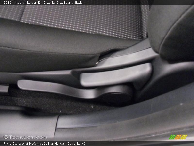 Graphite Gray Pearl / Black 2010 Mitsubishi Lancer ES