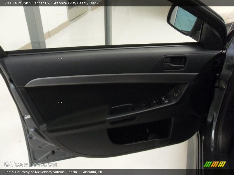 Graphite Gray Pearl / Black 2010 Mitsubishi Lancer ES