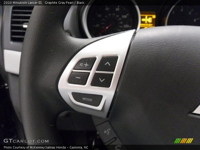 Graphite Gray Pearl / Black 2010 Mitsubishi Lancer ES