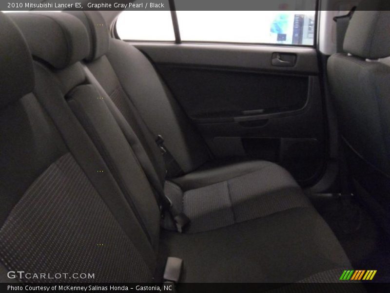Graphite Gray Pearl / Black 2010 Mitsubishi Lancer ES