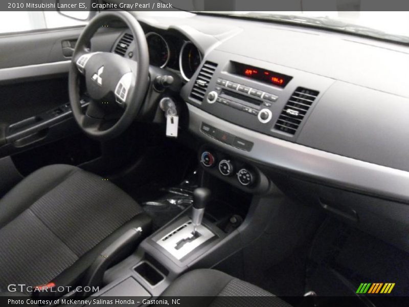 Graphite Gray Pearl / Black 2010 Mitsubishi Lancer ES