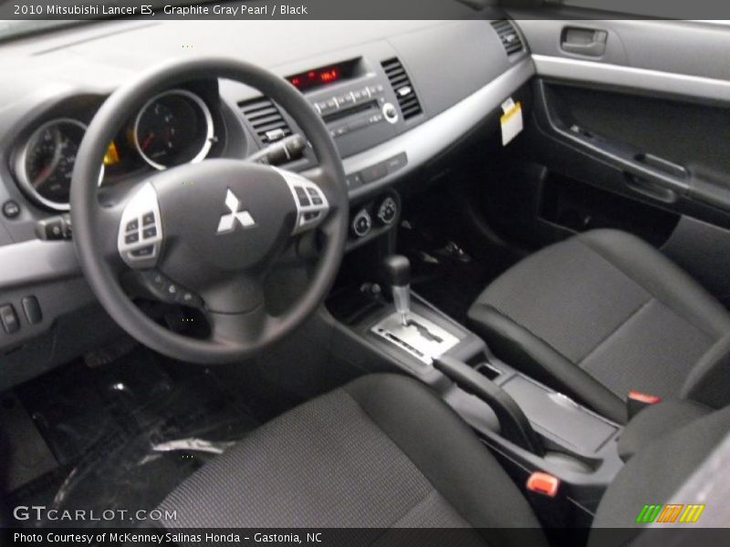 Graphite Gray Pearl / Black 2010 Mitsubishi Lancer ES