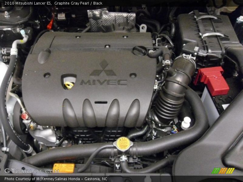 Graphite Gray Pearl / Black 2010 Mitsubishi Lancer ES