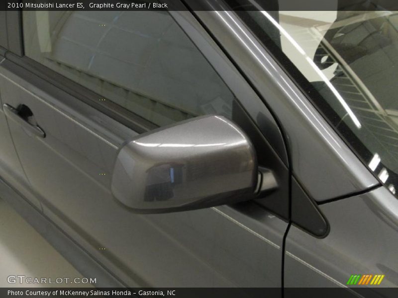 Graphite Gray Pearl / Black 2010 Mitsubishi Lancer ES