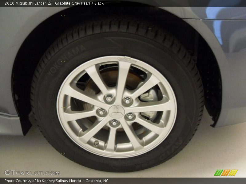 Graphite Gray Pearl / Black 2010 Mitsubishi Lancer ES