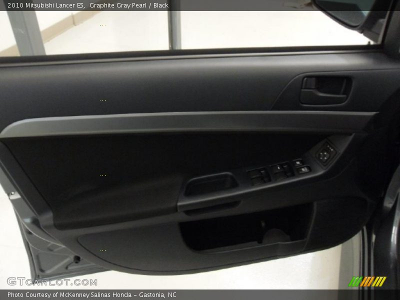 Graphite Gray Pearl / Black 2010 Mitsubishi Lancer ES