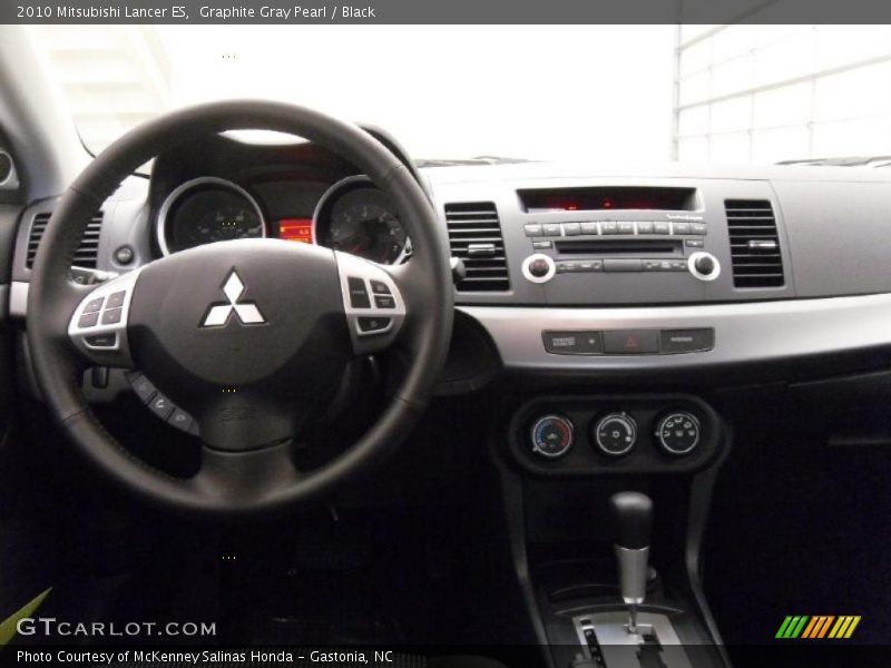 Graphite Gray Pearl / Black 2010 Mitsubishi Lancer ES