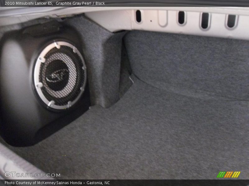 Graphite Gray Pearl / Black 2010 Mitsubishi Lancer ES
