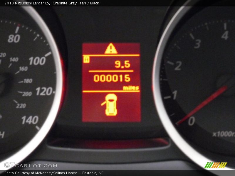 Graphite Gray Pearl / Black 2010 Mitsubishi Lancer ES