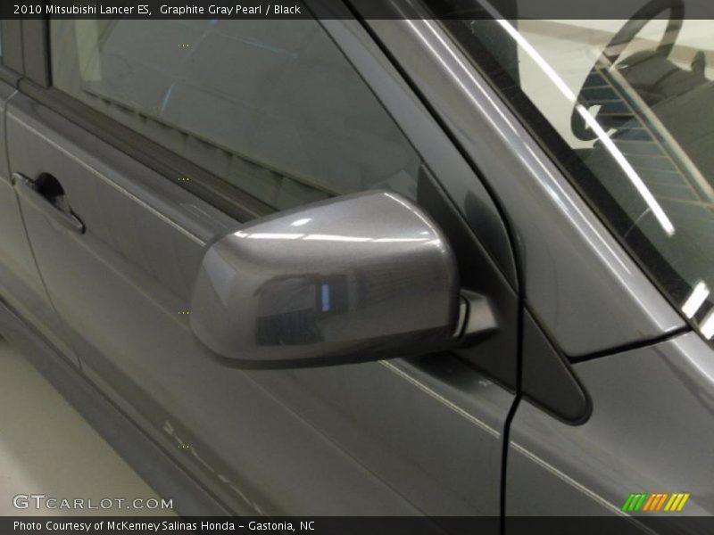 Graphite Gray Pearl / Black 2010 Mitsubishi Lancer ES