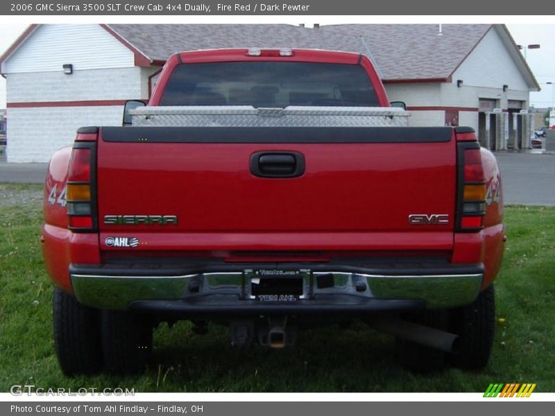 Fire Red / Dark Pewter 2006 GMC Sierra 3500 SLT Crew Cab 4x4 Dually