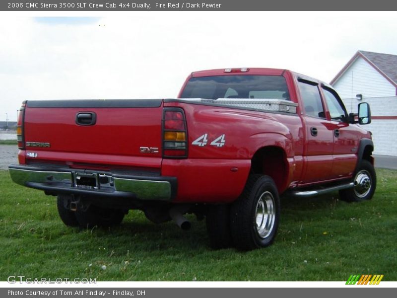 Fire Red / Dark Pewter 2006 GMC Sierra 3500 SLT Crew Cab 4x4 Dually
