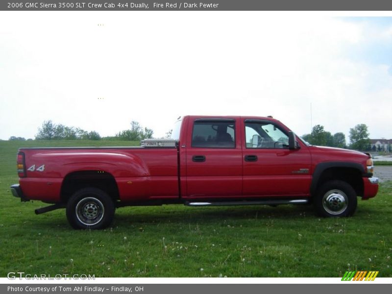 Fire Red / Dark Pewter 2006 GMC Sierra 3500 SLT Crew Cab 4x4 Dually